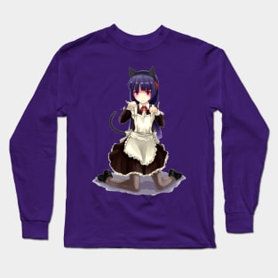 Kuroneko Anime - Sticker Long Sleeve T-Shirt